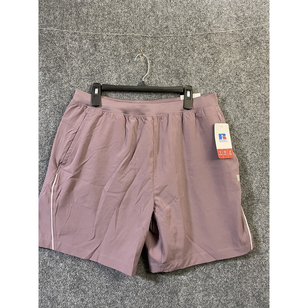Russell  Athletic Mens XL Shorts 2 in 1 Built in Compression Tight Athletic NWT